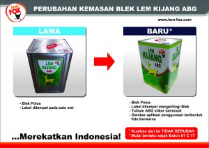 FA_Info Rubah kemasan Blek LEM KIJANG ABG