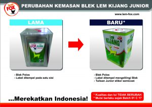 FA_Info Rubah kemasan Blek LEM KIJANG JUNIOR